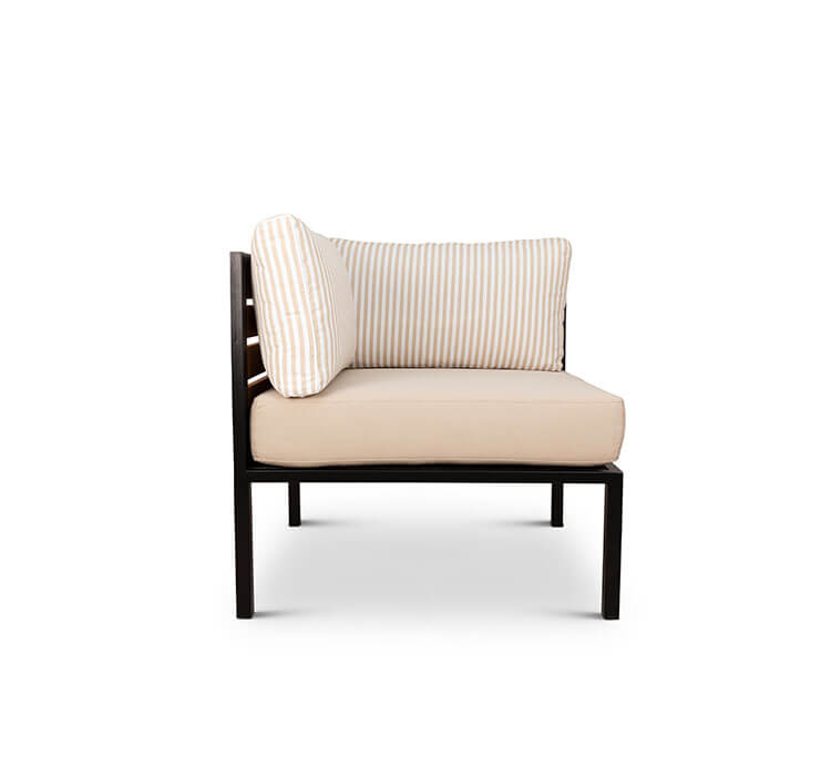 Lexi patio corner module from Pascal Furniture, front view