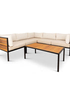 A full Lexi patio set, including a coffee table, from Pascal Furniture