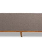 Shelley three seater couch grey linen back view